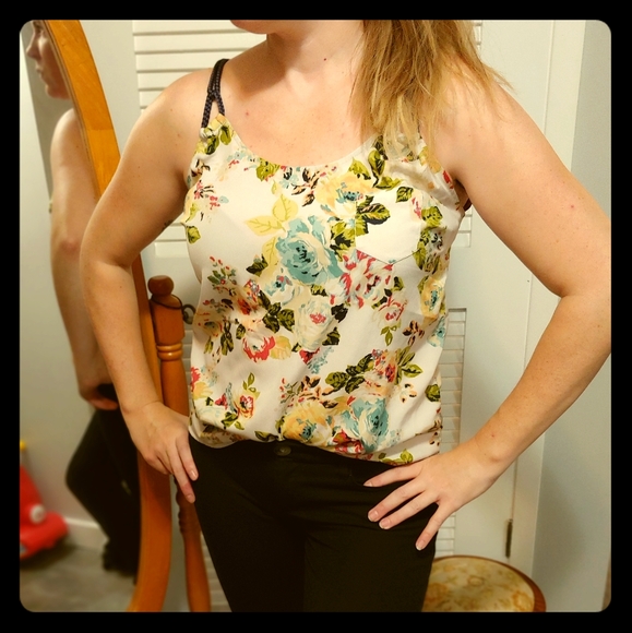 Floral tank top